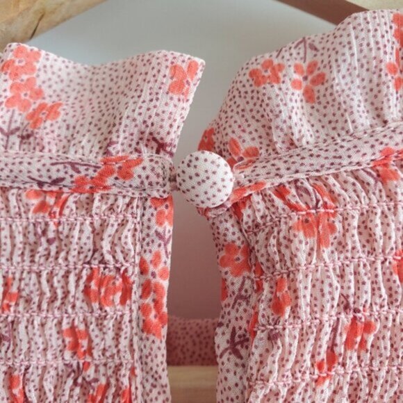 Boden Boho Jamie Chalky Pink Daisy Field Top Size 4 - Picture 6 of 12